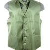 Men's Olive Green Striped Vest With Neck Tie -Boutique Wedding Dress Store mens olive green striped vest with neck tie mens vests vesuvio napoli xs olive green 921572