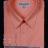 Men's Peach Long Sleeve Dress Shirt -Boutique Wedding Dress Store mens peach long sleeve dress shirt mens dress shirts daniel ellissa 14 3233 peach 892167