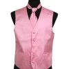 Men's Pink Paisley Vest With Neck Tie -Boutique Wedding Dress Store mens pink paisley vest with neck tie mens vests vesuvio napoli xs pink 352443