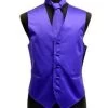Men's Purple Satin Vest With Neck Tie 1 Men's Purple Satin Vest With Neck Tie -Boutique Wedding Dress Store mens purple satin vest with neck tie mens vests vesuvio napoli xs purple 471944