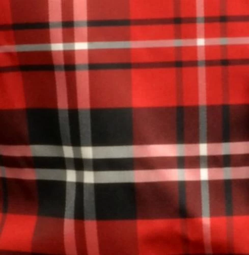 Men's Red Plaid Vest With Neck Tie 4 Men's Red Plaid Vest With Neck Tie - Image 2