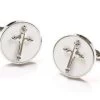 Mens Religious Silver Cufflinks With Cross -Boutique Wedding Dress Store mens religious silver cufflinks with cross mens cufflinks abc fashion 251209