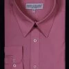 Men's Rose Pink Long Sleeve Dress Shirt -Boutique Wedding Dress Store mens rose pink long sleeve dress shirt mens dress shirts daniel ellissa 14 3233 rose pink 169883