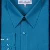 Men's Teal Blue Long Sleeve Dress Shirt -Boutique Wedding Dress Store mens teal blue long sleeve dress shirt mens dress shirts daniel ellissa 14 3233 teal blue 965504