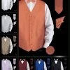 Men's Twill Textured Vest With Tie, Bow Tie, And Pocket Square -Boutique Wedding Dress Store mens twill textured vest with tie bow tie and pocket square mens vests daniel ellissa 541694