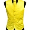 Men's Yellow Satin Vest With Neck Tie -Boutique Wedding Dress Store mens yellow satin vest with neck tie mens vests vesuvio napoli xs yellow 188420