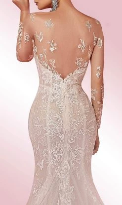 MNM COUTURE W2101 - Sweetheart Long Sleeve Mermaid Dress -Boutique Wedding Dress Store mnm couture w2101 sweetheart long sleeve mermaid dress special occasion dress 30954933682259