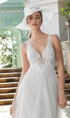 Mori Lee Bridal 6972 - V-Neck Sleeveless Bridal Gown -Boutique Wedding Dress Store mori lee bridal 6972 v neck sleeveless bridal gown wedding dresses 30805643526227