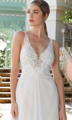 Mori Lee Bridal 6972 - V-Neck Sleeveless Bridal Gown -Boutique Wedding Dress Store mori lee bridal 6972 v neck sleeveless bridal gown wedding dresses 30805643558995