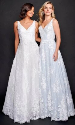 Nina Canacci 2348 - Sleeveless A-Line Wedding Dress -Boutique Wedding Dress Store nina canacci 2348 sleeveless a line wedding dress special occasion dress 31850820599891