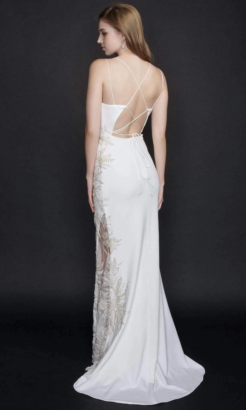 Nina Canacci - 3197 Floral Beaded Sweet Long Gown 4 Nina Canacci - 3197 Floral Beaded Sweet Long Gown - Image 2