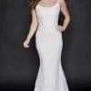 Nina Canacci - 4207 Scoop Leaf Designed Dress -Boutique Wedding Dress Store nina canacci 4207 scoop leaf designed dress prom dresses 4 ivory ivory 29455207071827