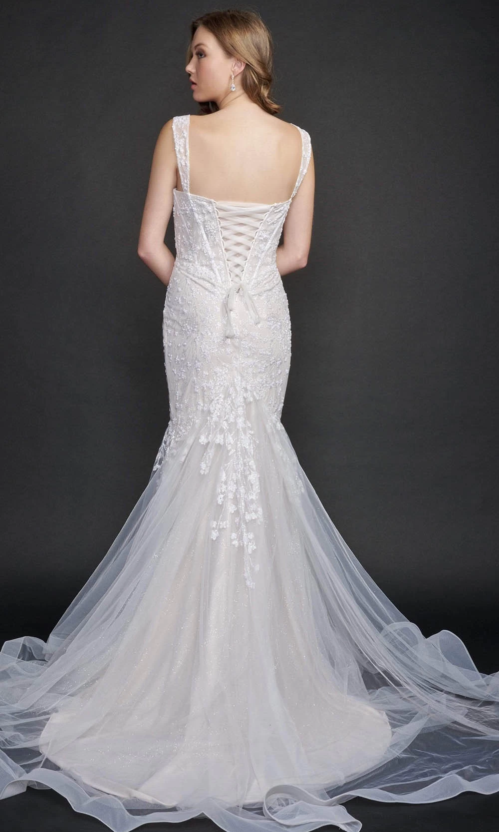 Nina Canacci - 9141 Corseted Organza Embellished Gown 4 Nina Canacci - 9141 Corseted Organza Embellished Gown - Image 2