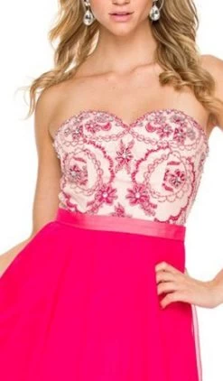 Nox Anabel - 8146 Strapless Sweetheart A-Line Dress -Boutique Wedding Dress Store nox anabel 8146 strapless sweetheart a line dress special occasion dress 29060899700819