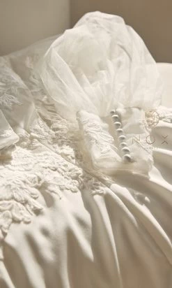 Nox Anabel Bridal JE919 - Bishop Sleeve Bridal Gown -Boutique Wedding Dress Store nox anabel bridal je919 bishop sleeve bridal gown bridal dresses 29787555528787