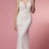 Nox Anabel Bridal JS923 - V-Neck Lace Bridal Gown