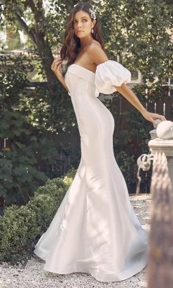Nox Anabel JE966 - Strapless Puffy Sculpted Gown -Boutique Wedding Dress Store nox anabel je966 strapless puffy sculpted gown bridal dresses 32148094615635