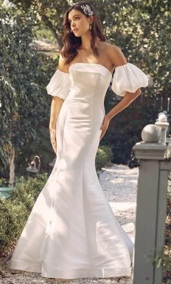 Nox Anabel JE966 - Strapless Puffy Sculpted Gown -Boutique Wedding Dress Store nox anabel je966 strapless puffy sculpted gown bridal dresses 32148094845011