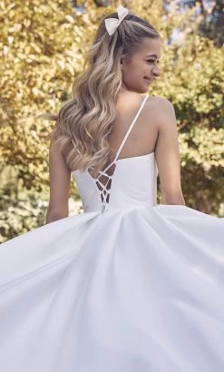 Nox Anabel JE972 - Fit And Flared Minimalist Bridal Dress -Boutique Wedding Dress Store nox anabel je972 fit and flared minimalist bridal dress bridal dresses 32148109590611