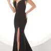 Panoply - 14085 Cape Cascade Plunging Mermaid Gown 1 Panoply - 14085 Cape Cascade Plunging Mermaid Gown -Boutique Wedding Dress Store panoply 14085 cape cascade plunging mermaid gown special occasion dress 0 black 30603902419027