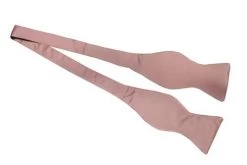 Pink Silk Self Tie Bow Ties