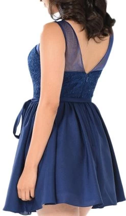 Poly USA - 7500 Beaded Lace Illusion Scoop A-line Dress -Boutique Wedding Dress Store poly usa 7500 beaded lace illusion scoop a line dress bridesmaid dresses 6143854772281