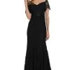 Poly USA - 8030 Half Sleeve Off Shoulder Lace Trumpet Dress -Boutique Wedding Dress Store poly usa 8030 half sleeve off shoulder lace trumpet dress mother of the bride dresses xs black 13426170953811