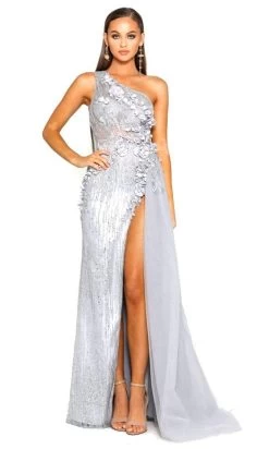 Portia And Scarlett - PS2018 Floral Lace One Shoulder A-Line Gown -Boutique Wedding Dress Store portia and scarlett ps2018 floral lace one shoulder a line gown prom dresses 28768597344339