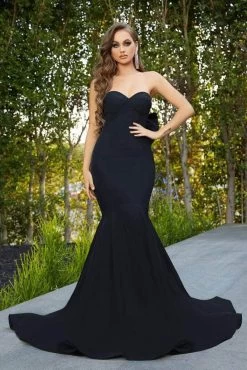 Portia And Scarlett - PS21005 Bow Accented Back Mermaid Gown 7 Portia And Scarlett - PS21005 Bow Accented Back Mermaid Gown -Boutique Wedding Dress Store portia and scarlett ps21005 bow accented back mermaid gown prom dresses 30699621056595