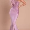 Portia And Scarlett - PS21140 Applique One Shoulder Mermaid Gown 1 Portia And Scarlett - PS21140 Applique One Shoulder Mermaid Gown -Boutique Wedding Dress Store portia and scarlett ps21140 applique one shoulder mermaid gown prom dresses 0 pink 15891304775763