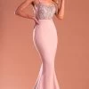 Portia And Scarlett - PS21191 Embroidered V Neck Mermaid Dress -Boutique Wedding Dress Store portia and scarlett ps21191 embroidered v neck mermaid dress bridesmaid dresses 0 stone 15891244023891