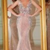 Portia And Scarlett - PS21413 Rhinestone Beaded Trumpet Illusion Gown -Boutique Wedding Dress Store portia and scarlett ps21413 rhinestone beaded trumpet illusion gown prom dresses 0 silver nude 28684734595155