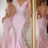Portia And Scarlett - PS22804 Beaded Bod Open Back Trumpet Dress