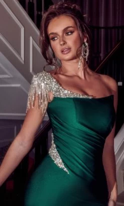 Portia And Scarlett PS23389 - Beaded One Shoulder Prom Gown -Boutique Wedding Dress Store portia and scarlett ps23389 beaded one shoulder prom gown special occasion dress 32071780466771