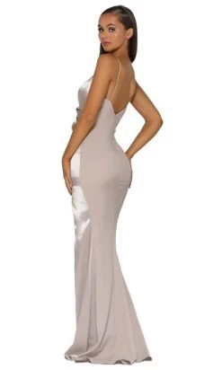 Portia And Scarlett - PS5006 Surplice V Neck High Slit Long Gown -Boutique Wedding Dress Store portia and scarlett ps5006 surplice v neck high slit long gown bridesmaid dresses 28133833801811