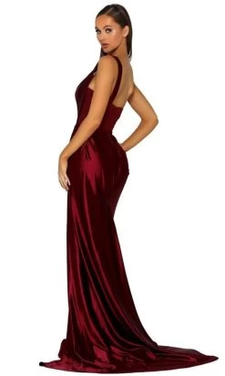 Portia And Scarlett - PS5021 One-Shoulder Sweetheart High Slit Gown -Boutique Wedding Dress Store portia and scarlett ps5021 one shoulder sweetheart high slit gown bridesmaid dresses 28788375486547