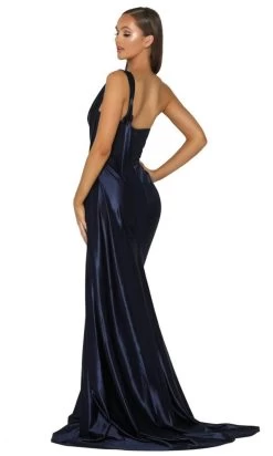 Portia And Scarlett - PS5021 One-Shoulder Sweetheart High Slit Gown -Boutique Wedding Dress Store portia and scarlett ps5021 one shoulder sweetheart high slit gown bridesmaid dresses 28788397244499