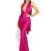 Portia And Scarlett PS6110 - Plunging Neck Sheath Formal Dress -Boutique Wedding Dress Store portia and scarlett ps6110 plunging neck sheath formal dress special occasion dress 30513166843987