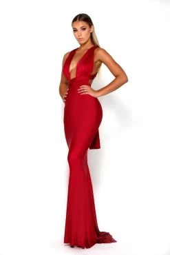 Portia And Scarlett PS6110 - Plunging Neck Sheath Formal Dress 17 Portia And Scarlett PS6110 - Plunging Neck Sheath Formal Dress -Boutique Wedding Dress Store portia and scarlett ps6110 plunging neck sheath formal dress special occasion dress 30513166909523