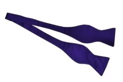 Purple Silk Self Tie Bow Ties