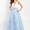 Rachel Allan - 6114 Plunging Sweetheart Ornate Tulle Gown -Boutique Wedding Dress Store rachel allan 6114 plunging sweetheart ornate tulle gown special occasion dress 0 periwinkle 5486846050361