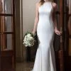 Rachel Allan Bridal - M628 Silk Satin Bateau Mermaid Dress -Boutique Wedding Dress Store rachel allan bridal m628 silk satin bateau mermaid dress wedding dresses 2 white 5486872854585