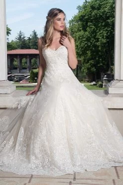 Rachel Allan Bridal - M633 Strapless Jewel Appliqued Bridal Ballgown -Boutique Wedding Dress Store rachel allan bridal m633 strapless jewel appliqued bridal ballgown wedding dresses 5486818426937