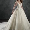 Rachel Allan Bridal - M676 Allover Lace Wedding Gown With Train -Boutique Wedding Dress Store rachel allan bridal m676 allover lace wedding gown with train wedding dresses 0 ivory 5932935905337