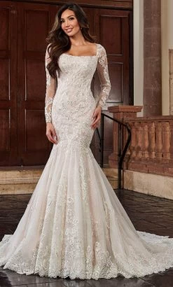Rachel Allan Bridal RB5016 - Bridal Trumpet Embroidered Gown -Boutique Wedding Dress Store rachel allan bridal rb5016 bridal trumpet embroidered gown bridal dresses 32221606772819