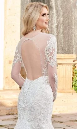 Rachel Allan - M792 Illusion Embroidered Trumpet Bridal 9 Rachel Allan - M792 Illusion Embroidered Trumpet Bridal -Boutique Wedding Dress Store rachel allan m792 illusion embroidered trumpet bridal bridal dresses 28500200226899
