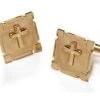 Religious Gold Cufflinks With Cross -Boutique Wedding Dress Store religious gold cufflinks with cross mens cufflinks abc fashion 917223