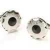 Round Silver Cufflinks With Black Crystal 2 Round Silver Cufflinks With Black Crystal -Boutique Wedding Dress Store round silver cufflinks with black crystal mens cufflinks abc fashion 876782
