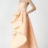 Saiid Kobeisy - Ruffled High-Low Gown 2908 -Boutique Wedding Dress Store saiid kobeisy ruffled high low gown 2908 special occasion dress 0 peach 28979856310355