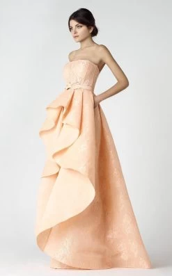 Saiid Kobeisy - Ruffled High-Low Gown 2908